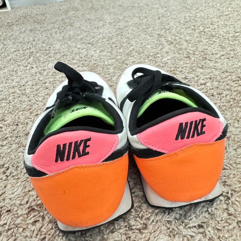 Nike White and Neon Colors Athletic Shoes - Picture 5 of 14